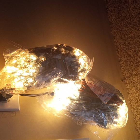 NIB Indoor outdoor 150 clear random twinkle mini lights set of two - Picture 7 of 7